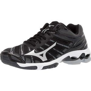 Mizuno Wave Voltage Volleyball Shoes Indoor court Black/Silver Womens 10
